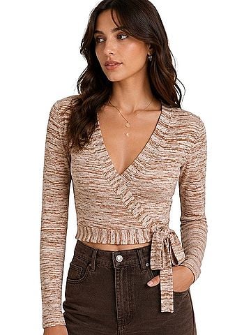 Intermix Long Sleeve Top (view 1)