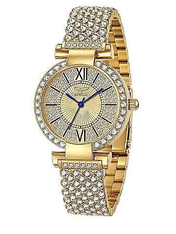 Invicta Wildflower Gold Crystal 34mm Watch (view 1)