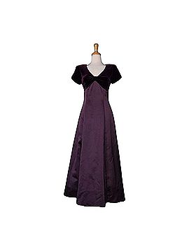 prom dresses ruched Ladivine CD340 Size 10 Nova Purple Long Satin Overskirt Prom Dress Formal Pageant Gown fitted ruched