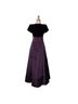 Michaelangelo Solid Purple Cocktail Dress Size 8 - photo 5
