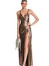 retrofête Gold Cocktail Dress Size XXS - photo 1
