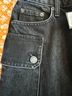 Carmar Black Denim Skirt Size 25 waist - photo 3