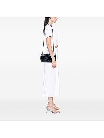 Chanel Medium Quilted Glazed Calfskin Duo Color Flap (view 2)