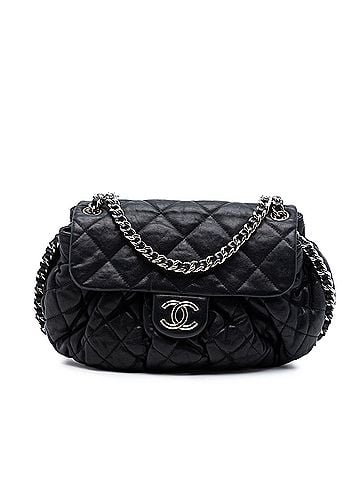Chanel CC Quilted Lambskin Chain Around Flap (view 1)