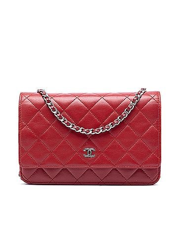 Chanel CC Quilted Lambskin Wallet on Chain (view 1)