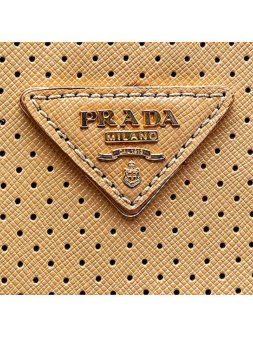 Prada Large Perforated Saffiano Lux Galleria Zip Tote (view 2)