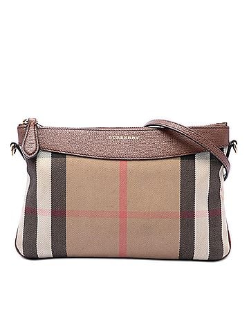 Burberry House Check Canvas Derby Peyton Crossbody (view 1)