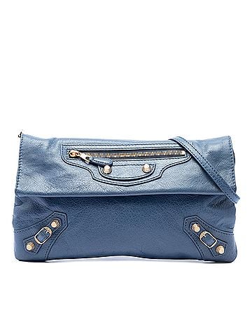 Balenciaga Lambskin Motocross Giant 12 Envelope Clutch With Strap (view 1)