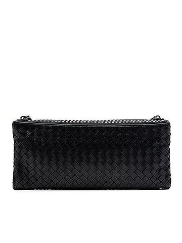 Bottega Veneta Nappa Intrecciato Double Zip Clutch (view 1)