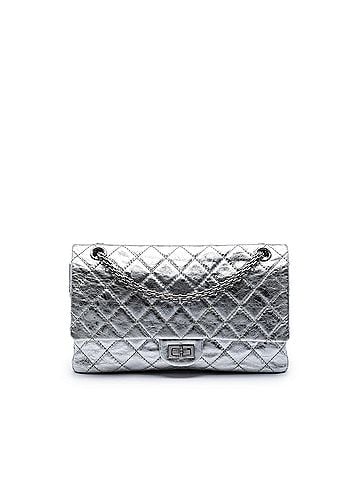 Chanel Quilted Metallic Aged Calfskin Reissue 2.55 Double Flap 226 (view 1)