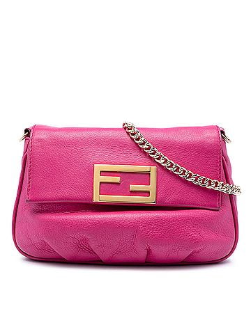 Fendi Leather Fendista Pochette Crossbody (view 1)