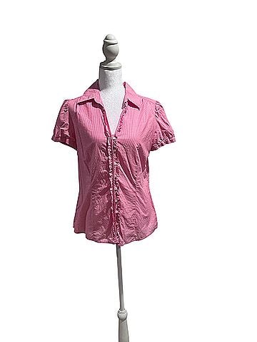 Ann Taylor Short Sleeve Button-Down Shirt (view 1)