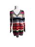 Gap 100% Lambswool Stripes Multi Color Pullover Sweater Size M - photo 1