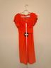 Mac Duggal 100% Polyester Solid Orange Cocktail Dress Size 4 - photo 4