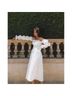 Sleeper 100% Linen White Casual Dress Size XL - photo 4