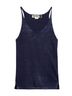 Zara 100% Cotton Print Blue Tank Top Size S - photo 1