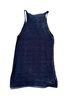 Zara 100% Cotton Print Blue Tank Top Size S - photo 2