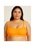 Wild Fable Solid Stripes Orange Swimsuit Top Size 2X - photo 4