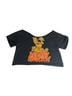 Hanes Black Orange Short Sleeve T-Shirt Size L - photo 1