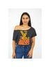 Hanes Black Orange Short Sleeve T-Shirt Size L - photo 3