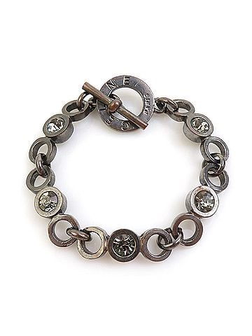 Céline Celine CELINE Bracelet Metal Gunmetal Women's h32256a (view 1)