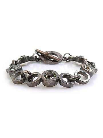 Céline Celine CELINE Bracelet Metal Gunmetal Women's h32256a (view 2)