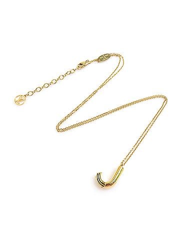 Louis Vuitton Louis Vuitton LOUIS VUITTON Necklace LV&ME Initial J Metal Gold Women's M51065 h32254a (view 2)