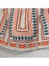 Anthropologie Graphic Floral Orange Ivory Tank Top Size 12 - photo 3