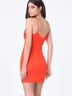Bebe Orange Cocktail Dress Size M - photo 4