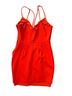 Bebe Orange Cocktail Dress Size M - photo 6