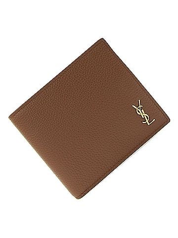 Saint Laurent Saint Laurent Tiny Cassandra Bi-fold Wallet 610193 Brown Leather Compact YSL Men's SAINT LAURENT (view 1)