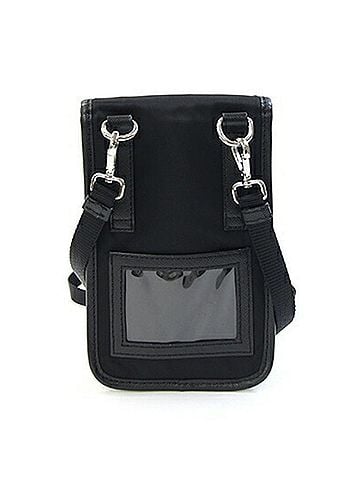 Prada Prada Shoulder Bag 2ZH109 Black Nylon Leather Pouch Crossbody Phone for Men and Women PRADA (view 2)