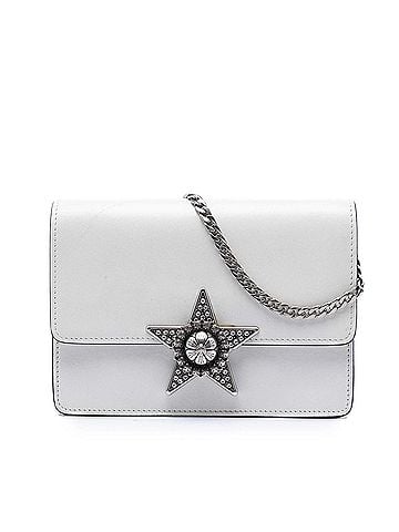 Miu Miu Smooth Leather Star Crystal Embellished Crossbody (view 1)