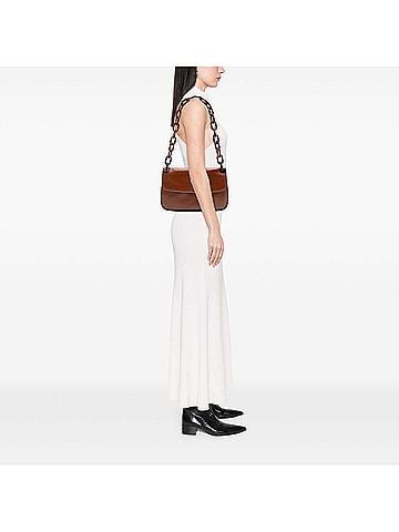 Prada Goatskin Madras Swing Chain Shoulder Bag (view 2)