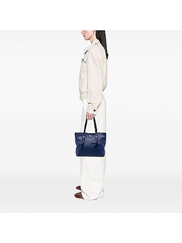 Prada Saffiano Soft Shopping Tote (view 2)