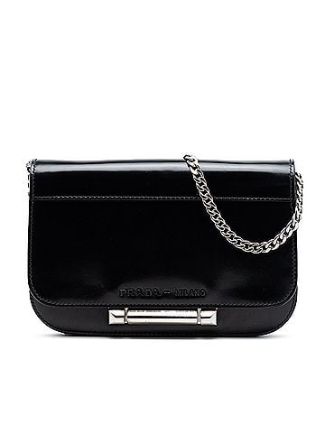 Prada Spazzolato Leather Sybille Flap Crossbody (view 1)
