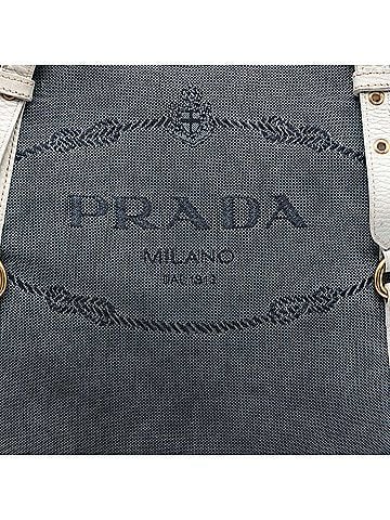 Prada Canvas Canapa Logo Satchel (view 2)