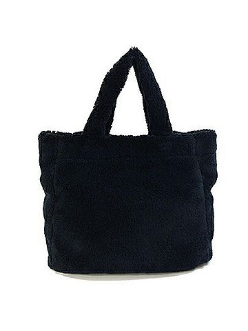 Prada Prada Tote Bag, Terry 1BG130, Black Fabric Cloth, Large, Spoona, Women's PRADA (view 2)