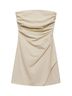 Mango Solid Ombre Ivory Cocktail Dress Size M - photo 1