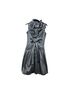 Samuel Dong Solid Gray Cocktail Dress Size S - photo 2