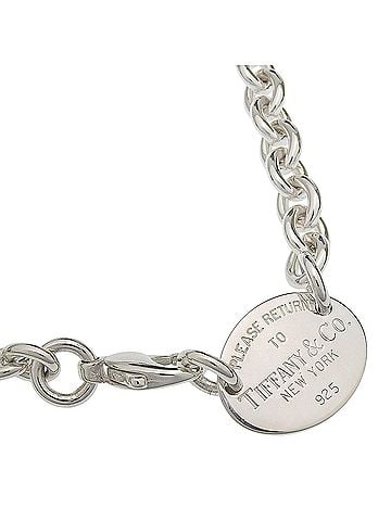 Tiffany & Co. Tiffany & Co. Return to Necklace, Oval Tag, Sterling Silver 925, Approx. 53.0g, Unisex (view 1)