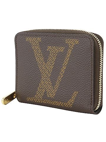 Louis Vuitton Louis Vuitton Zippy Coin Purse, Monogram Giant, M69354, PVC, Brown, Unisex (view 2)