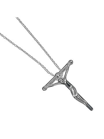 Tiffany & Co. Tiffany & Co. Crucificus Small Necklace, Rosary Cross, Vintage, Elsa Peretti, Sterling Silver 925, Made in Spain, Approx. 3.63g (view 1)