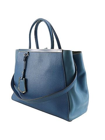 Fendi Fendi To joule handbag, 2-way shoulder bag, calfskin, blue, 2-way, A4 size, women's. (view 2)
