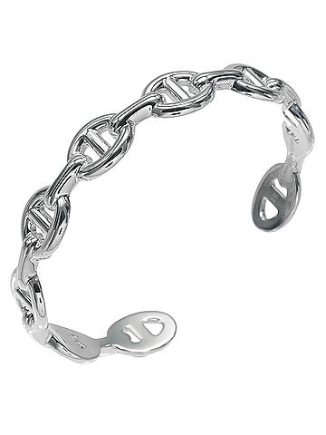 Hermès Hermes Chaine d'Ancre Anchene ST Bracelet, Sterling Silver 925, Made in Italy, 21AB299510, Approx. 18.1g, Unisex. (view 1)