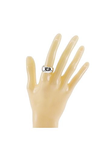 Chanel Chanel CHANEL Ring, Vintage, Rare, Sterling Silver 925, Made in Italy, Unisex (view 2)