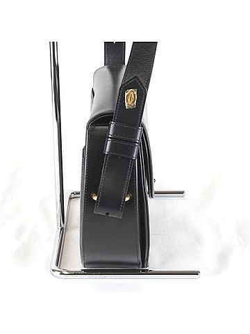 Cartier CARTIER Cartier Shoulder Bag Leather Black Women's (view 2)