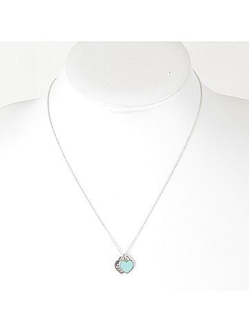 Tiffany & Co. TIFFANY&Co. Return to Double Heart Necklace, 3g, Sterling Silver 925 (view 1)