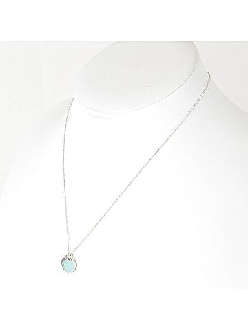 Tiffany & Co. TIFFANY&Co. Return to Double Heart Necklace, 3g, Sterling Silver 925 (view 2)