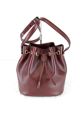 Cartier CARTIER Cartier Shoulder Bag Leather Red Women's (view 1)